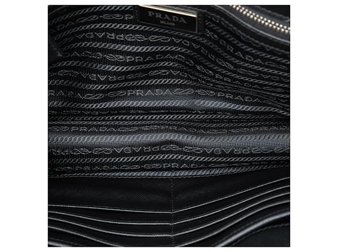 Clutch Prada Blue Saffiano Blu navy - vista 4