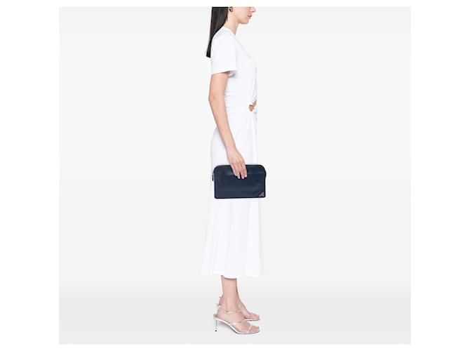 Clutch Prada Blue Saffiano Blu navy - vista 6