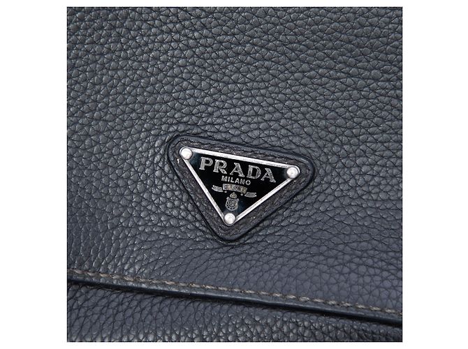 Clutch Prada in Vitello Daino nero - vista 5