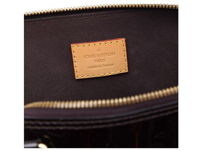 Louis Vuitton Purple Monogram Vernis Alma PM Porpora - vista 5