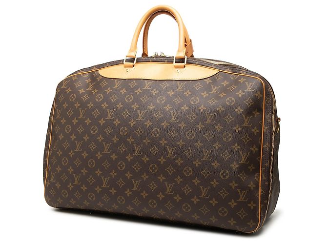 Louis Vuitton Brown Monogram Alize 2 Poches Marrone - vista 2