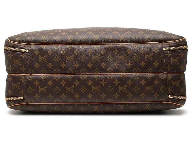 Louis Vuitton Brown Monogram Alize 2 Poches Marrone - vista 3