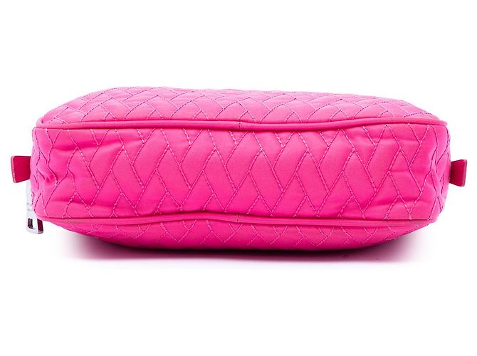 Borsa Prada Pink Impuntu Tessuto con catena Rosa - vista 3