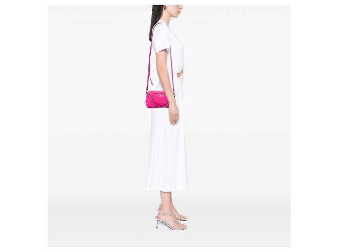 Borsa Prada Pink Impuntu Tessuto con catena Rosa - vista 6