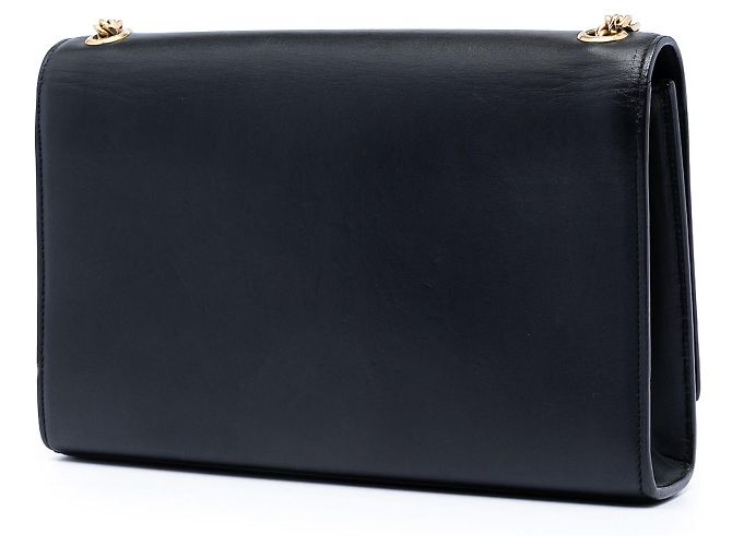 Saint Laurent Black Medium Smooth Calfskin Classic Monogram Kate Tassel Crossbody - vista 2