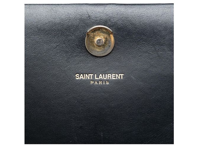 Saint Laurent Black Medium Smooth Calfskin Classic Monogram Kate Tassel Crossbody - vista 5