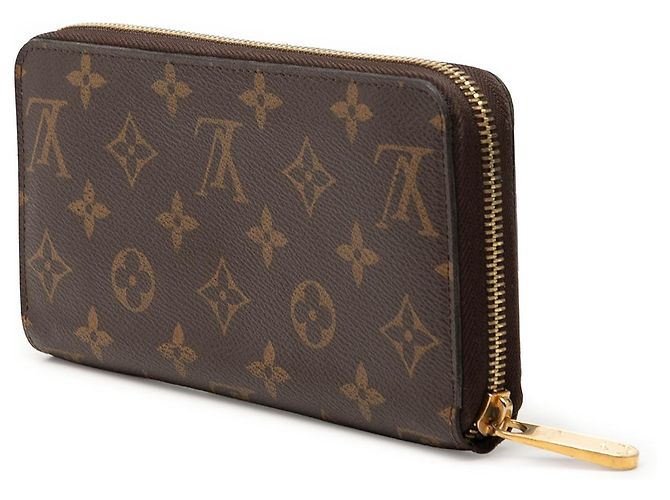 Cartera Larga Zippy Louis Vuitton Brown Monogram Castaño - vista 2