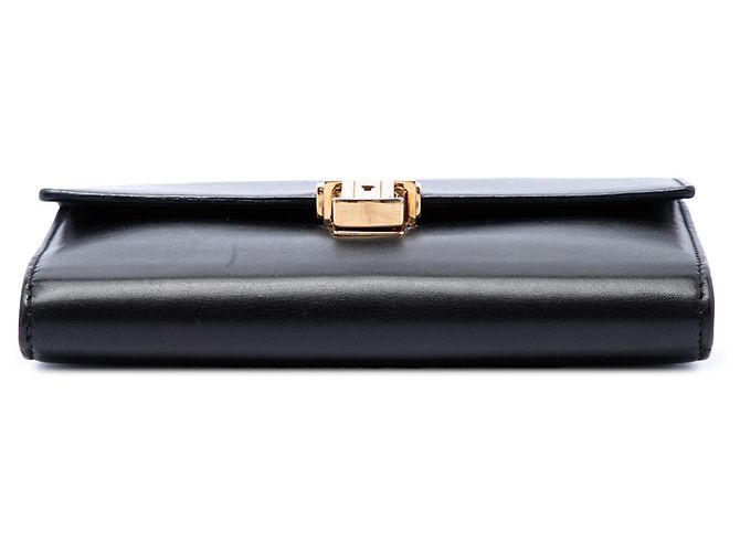 Saint Laurent Borsa Satchel High School Mini in pelle di vitello liscia nera Nero - vista 3