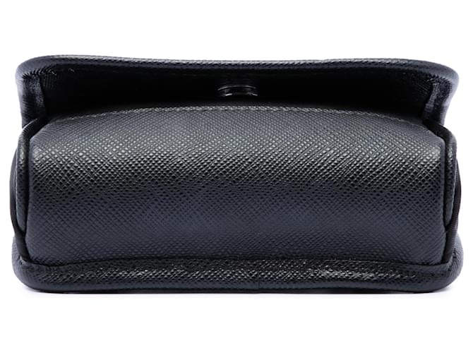 Pouch Prada in Re-Nylon e Saffiano nero - vista 3