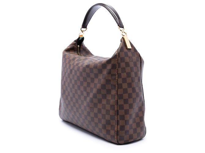 Louis Vuitton Brown Damier Ebene Portobello GM Braun - Ansicht 2
