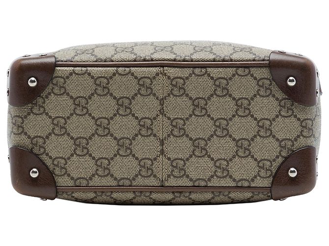 Borsa a tracolla Gucci Beige GG Supreme Soft Trunk - vista 3