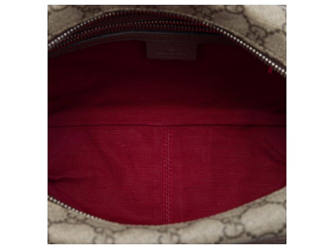 Borsa a tracolla Gucci Beige GG Supreme Soft Trunk - vista 4