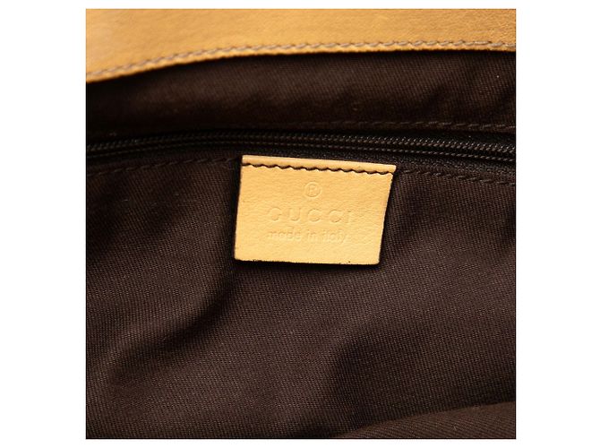 Sacola Gucci Abbey D Ring em lona GG bege - vista 5