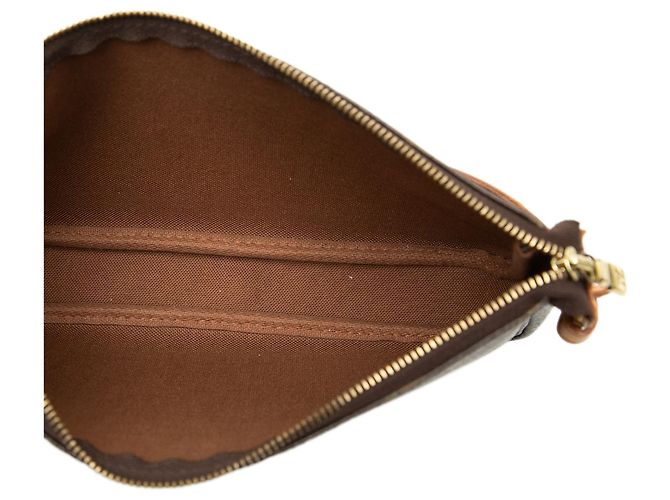 Louis Vuitton Brown Monogram Pochette Accessoires Marrone - vista 4