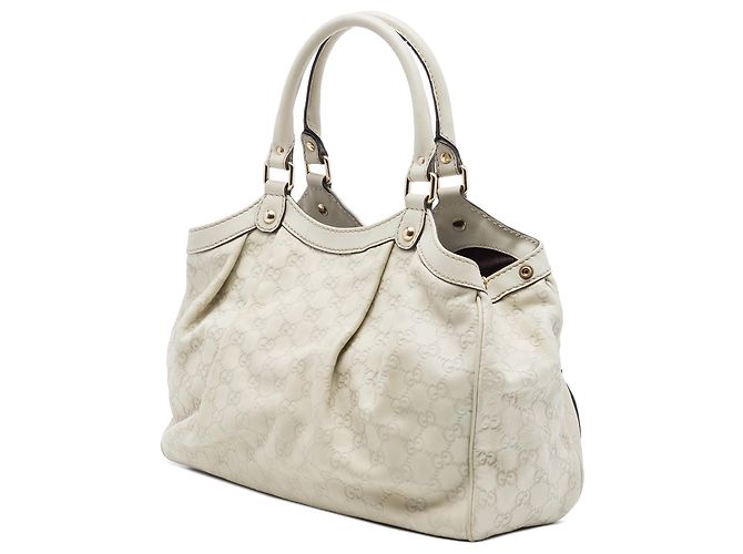 Gucci Guccissima Sukey Tote Medium Weiß - Ansicht 2