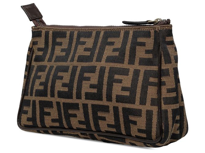 Fendi Zucca Canvas Pochette Braun - Ansicht 2