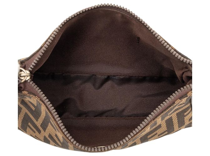 Fendi Zucca Canvas Pochette Braun - Ansicht 4