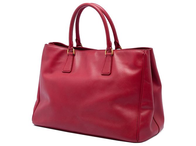 Borsa Satchel Prada Galleria Lux Large in Saffiano Rossa Rosso - vista 2