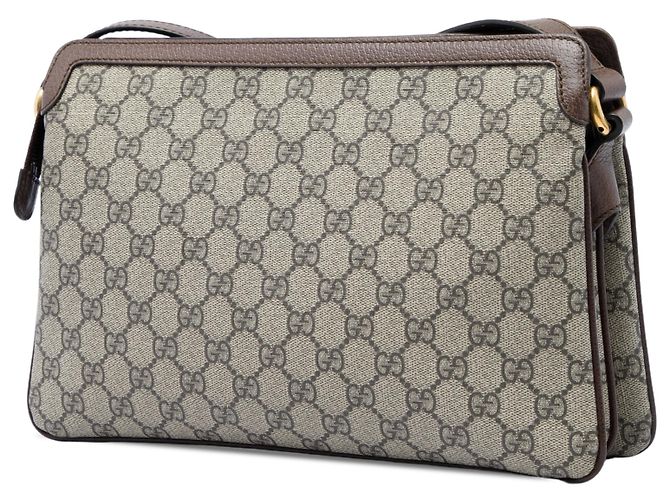 Gucci Beige Medium GG Supreme Web Ophidia Crossbody - vista 2