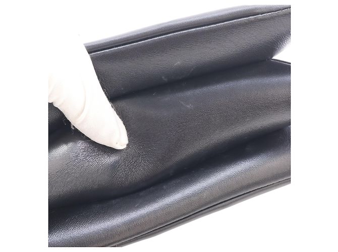 Louis Vuitton Black Bicolor Monogram Embossed Lambskin Coussin BB Nero - vista 9