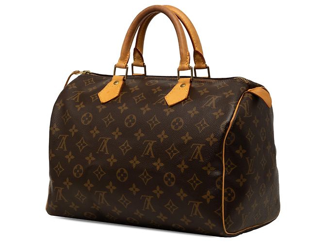 Louis Vuitton Brown Monogram Speedy 30 Marrone - vista 2