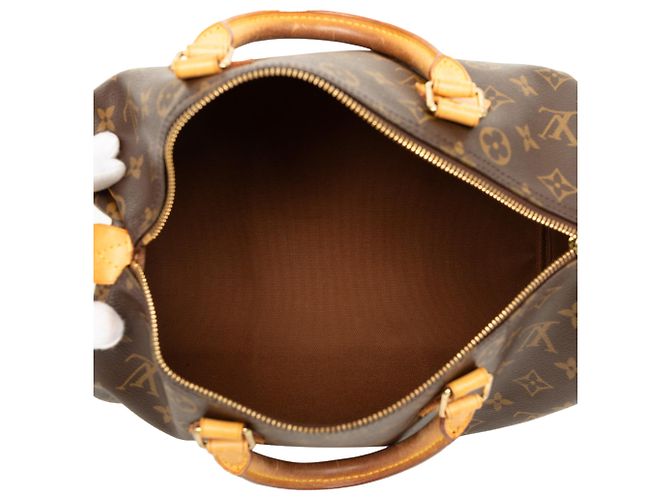 Louis Vuitton Brown Monogram Speedy 30 Marrone - vista 4