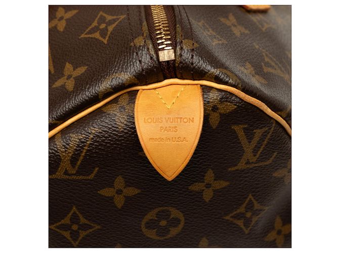 Louis Vuitton Brown Monogram Speedy 30 Marrone - vista 5