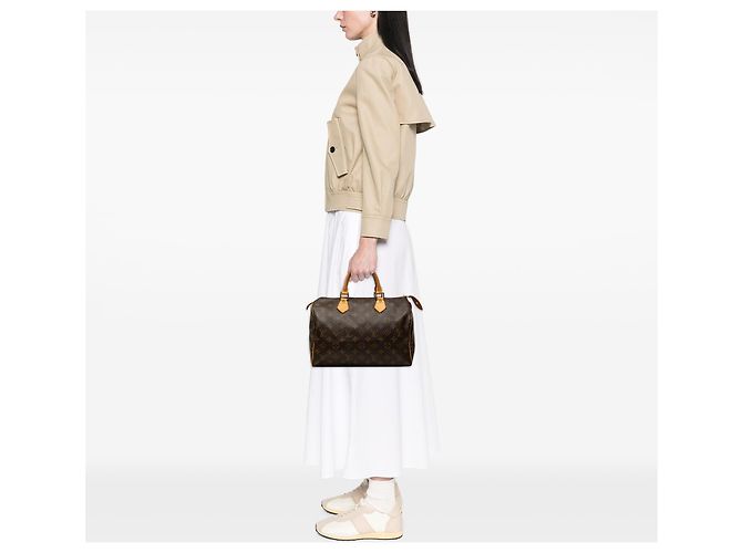 Louis Vuitton Brown Monogram Speedy 30 Marrone - vista 6