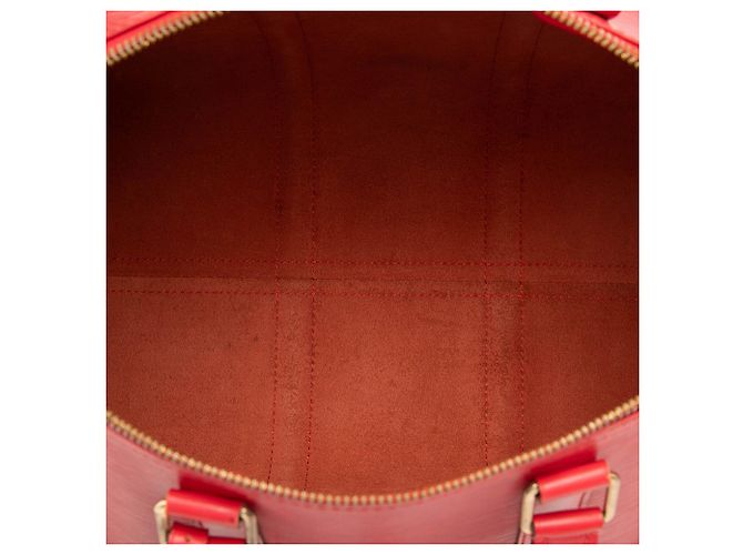 Louis Vuitton Red Epi Keepall 45 Rosso - vista 4