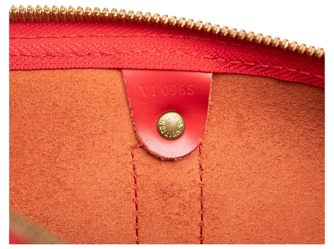 Louis Vuitton Red Epi Keepall 45 Rosso - vista 6