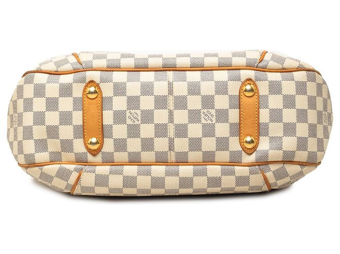Louis Vuitton White Damier Azur Galliera PM Bianco - vista 3