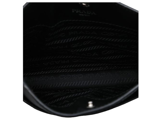 Borsa Prada Black Saffiano Soft Bandoliera Nero - vista 4