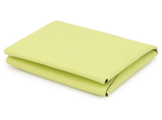 Hermès Monedero Hermes Calvi Duo Lime Dorado - vista 2