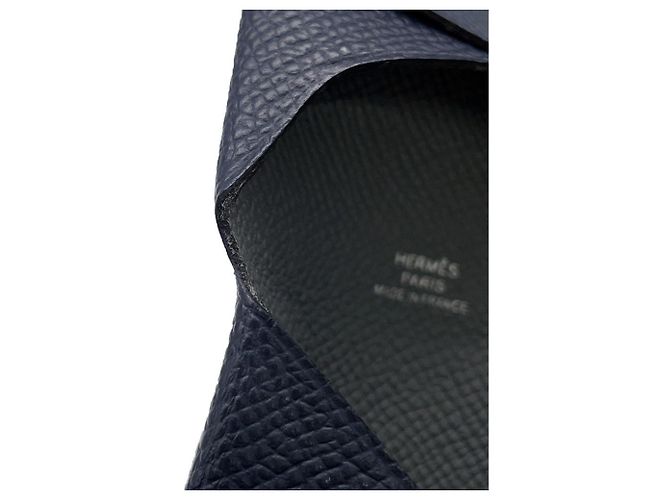 Hermès Bastia Verso Coin Case Blau - Ansicht 6