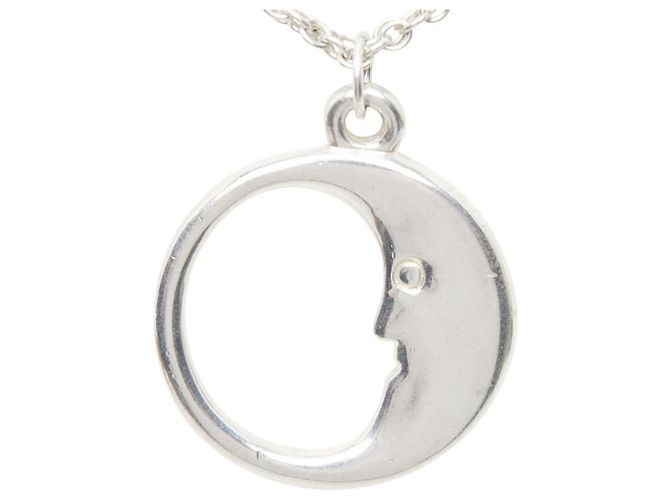 Collana con pendente a doppia catena Man in the Moon Tiffany & Co. Argento - vista 2