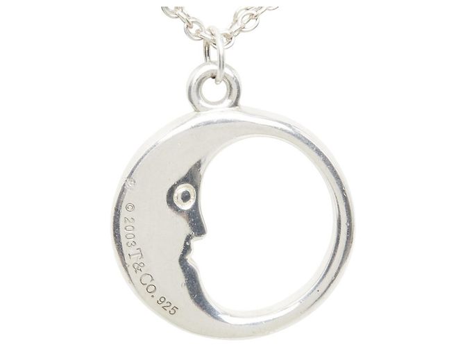 Collana con pendente a doppia catena Man in the Moon Tiffany & Co. Argento - vista 3