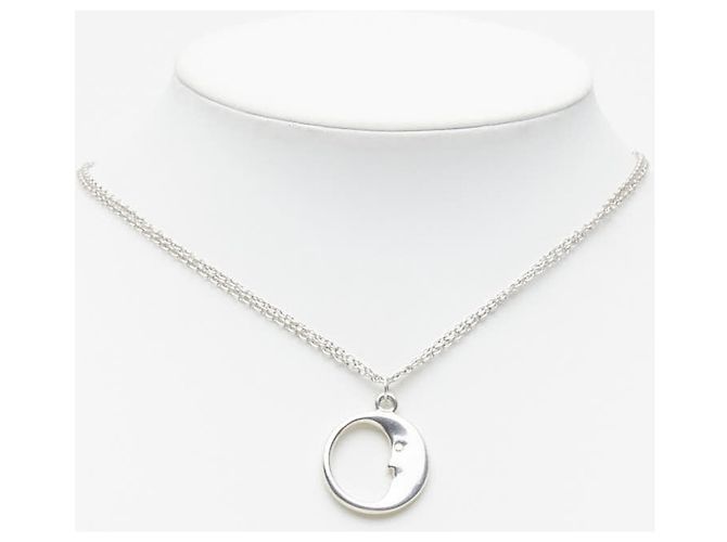 Collana con pendente a doppia catena Man in the Moon Tiffany & Co. Argento - vista 7