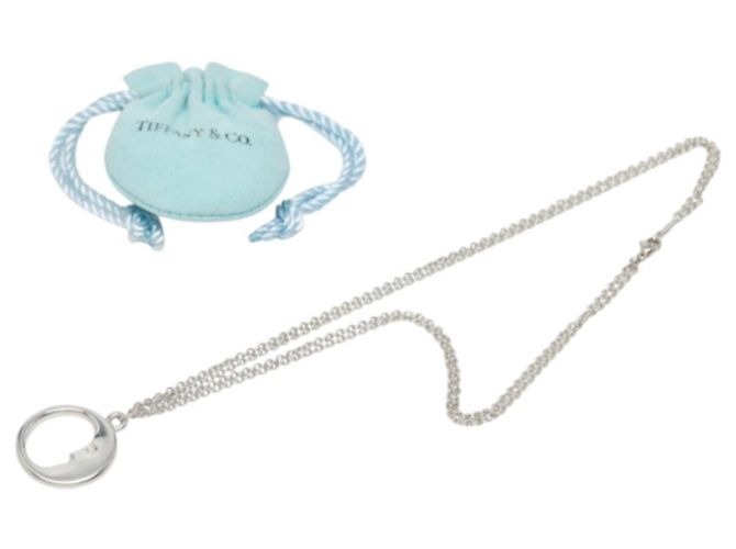 Collana con pendente a doppia catena Man in the Moon Tiffany & Co. Argento - vista 8