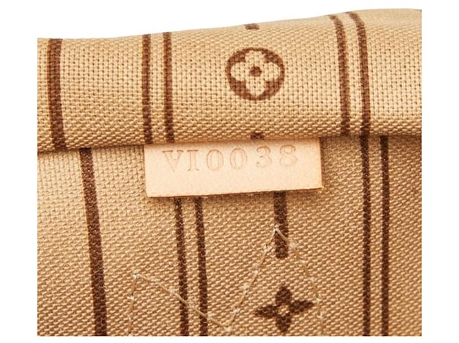 Borsa Louis Vuitton Monogram Neverfull PM Marrone Monogramma - vista 10