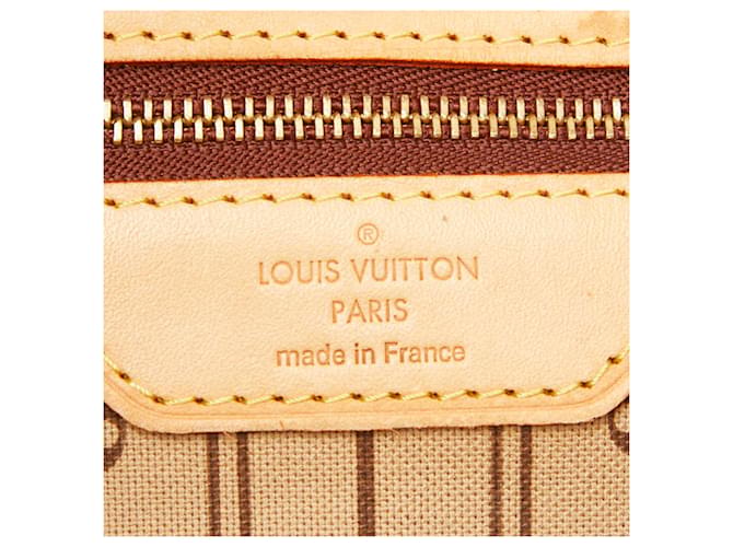 Borsa Louis Vuitton Monogram Neverfull PM Marrone Monogramma - vista 11