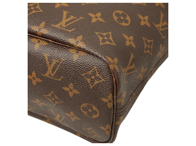 Borsa Louis Vuitton Monogram Neverfull PM Marrone Monogramma - vista 4