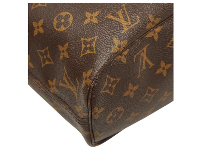 Borsa Louis Vuitton Monogram Neverfull PM Marrone Monogramma - vista 7