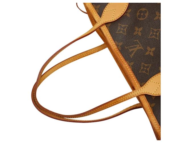 Borsa Louis Vuitton Monogram Neverfull PM Marrone Monogramma - vista 8