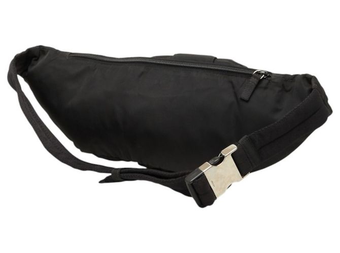 Borsa a tracolla Prada con placca logo triangolare Nero - vista 2