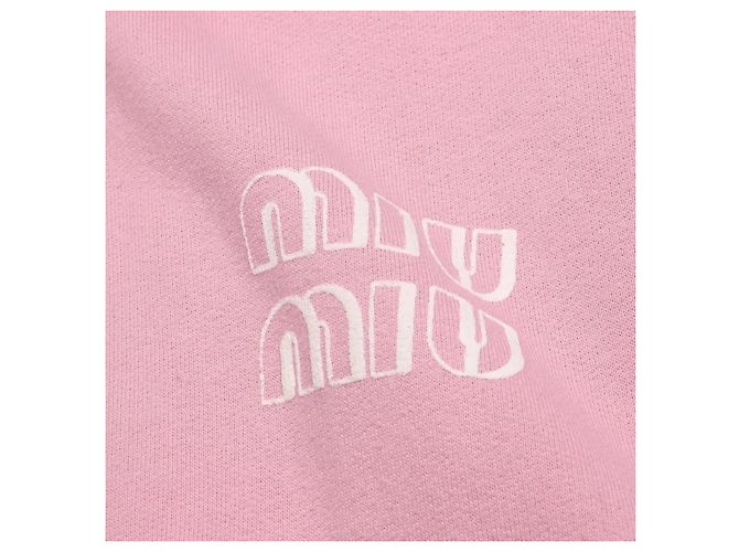 Miu Miu Chaqueta Baseball Rosa Algodón - vista 2