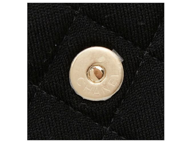 Timeless Borsa a tracolla Chanel Matelassé Coco Mark Mini con catena Nero - vista 8