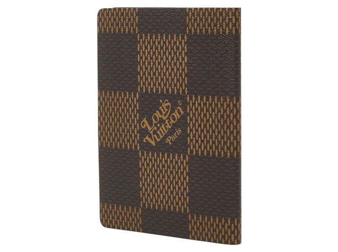 Quaderno Louis Vuitton Damier Clemence Bear Print Marrone Damier ebene - vista 2