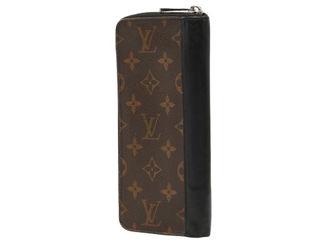 Cartera Zippy Louis Vuitton Monogram Macassar Castaño Negro - vista 2