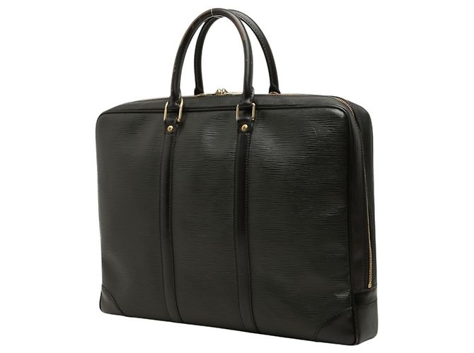 Borsa Louis Vuitton Epi Portedocuments Voyage Nero - vista 2