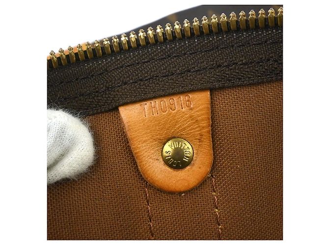Louis Vuitton Keepall Bandoulière Monogram 60 Marrone - vista 5